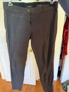 J. Crew Brown Slim Stretch Minnie Pants
